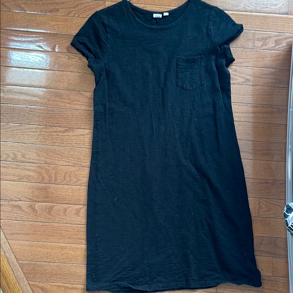 GAP Charcoal Pocket Tee Dress